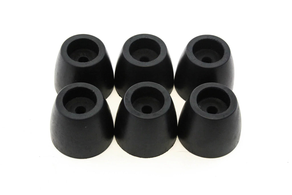 Red Hound Auto 6 Rubber Bumper for Trailer Compatible with Ramp Door Truck 2 Inches Thick Cone Replacement Cargo Stop
