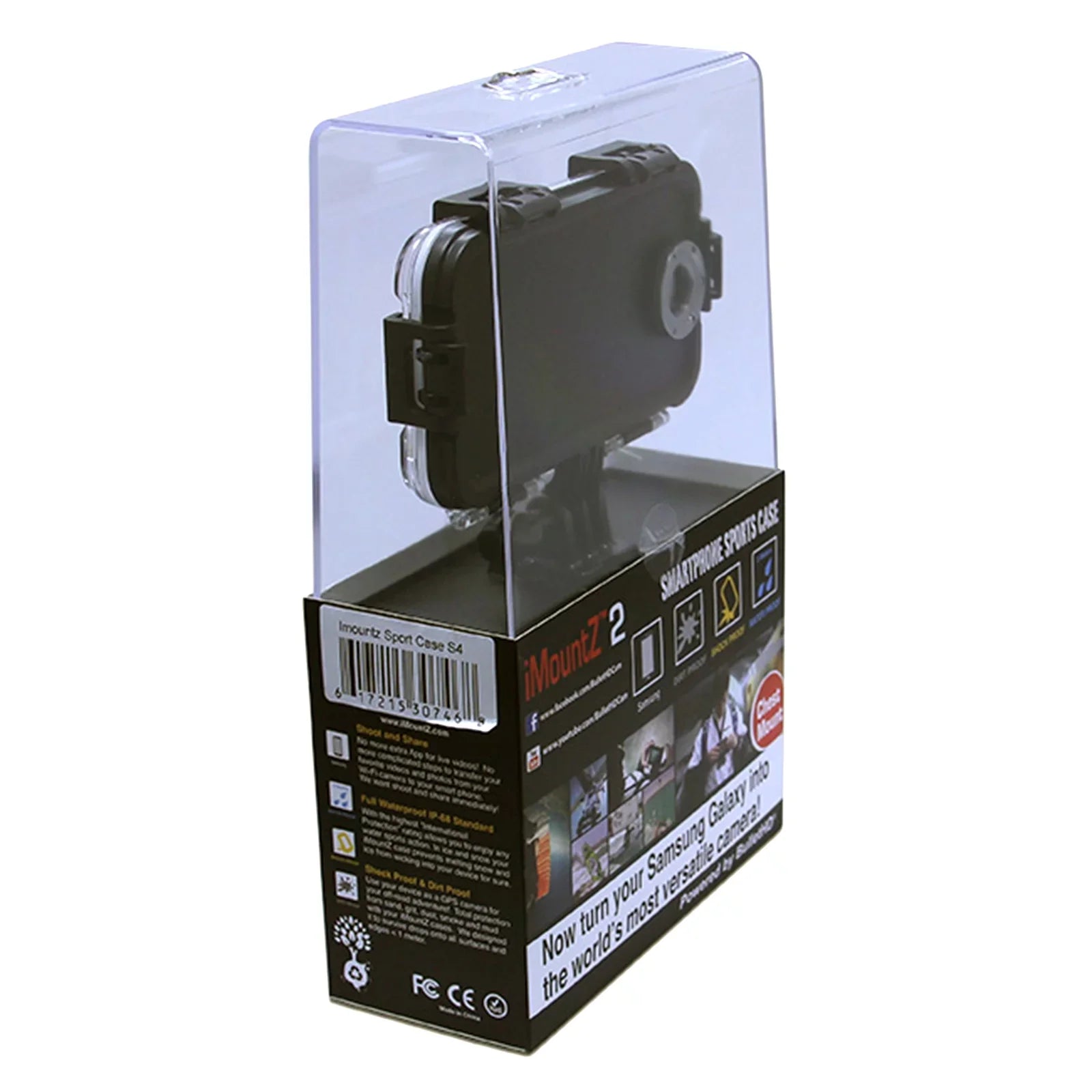IMOUNTZ SPORT Case For SAMSUNG GALAXY S4 Shock Proof Water Resistance 3 Meters