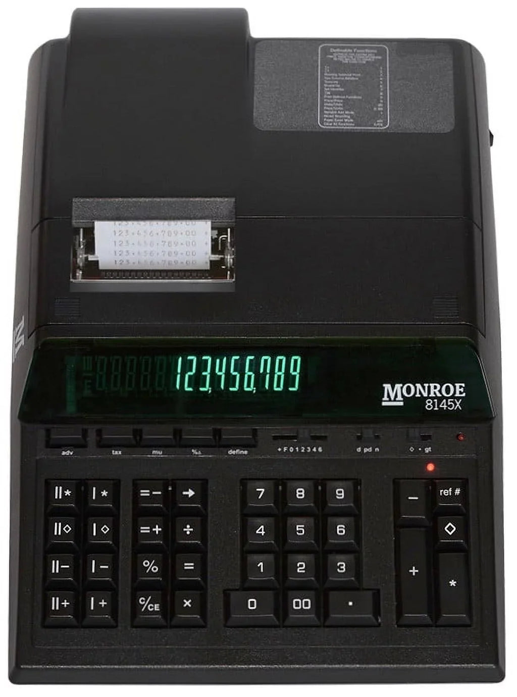 Monroe 8145X 14-Digit Printing Calculator With Large Display for Big Budgets