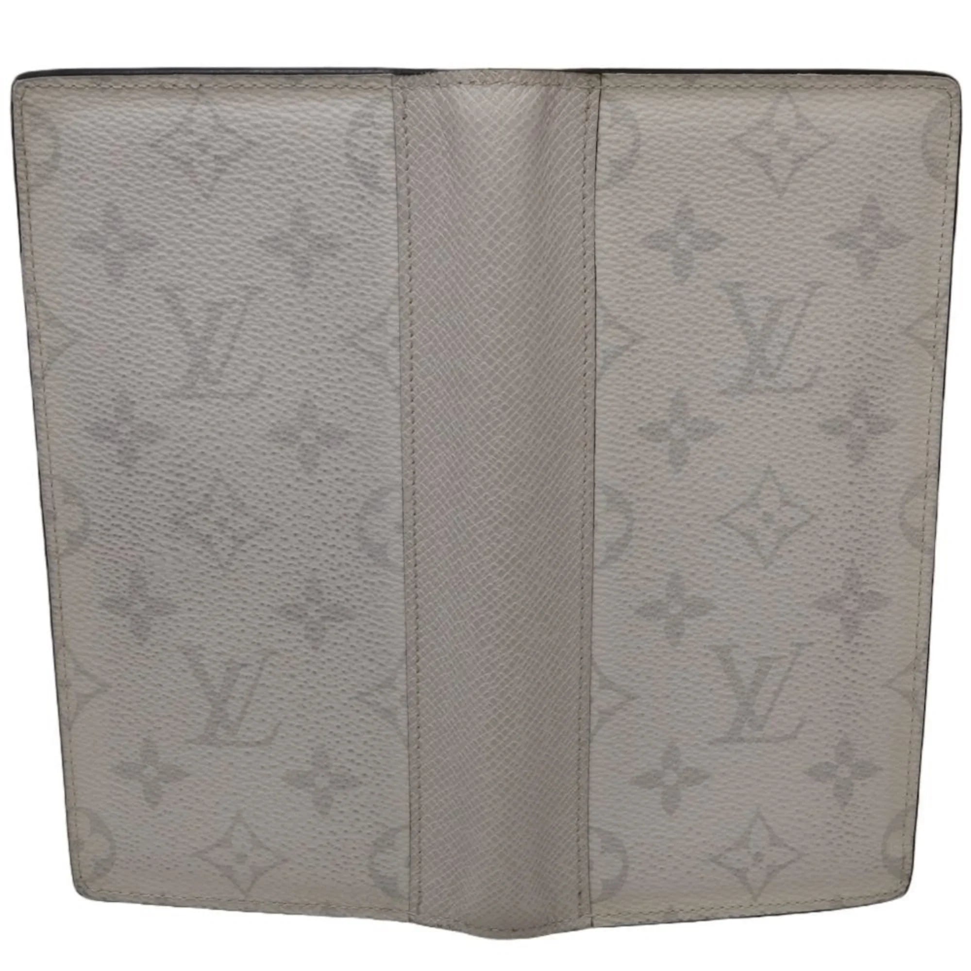 Pre-Owned LOUIS VUITTON Portefeuille Braza M30298 Long Wallet Taigarama Antarctica 083529 (Fair)