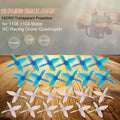 12 Pairs EMAX AVAN Micro 2 Inch 4-blade Transparent Propellers CW CCW for 1106 1104 Motor RC Racing Drone
