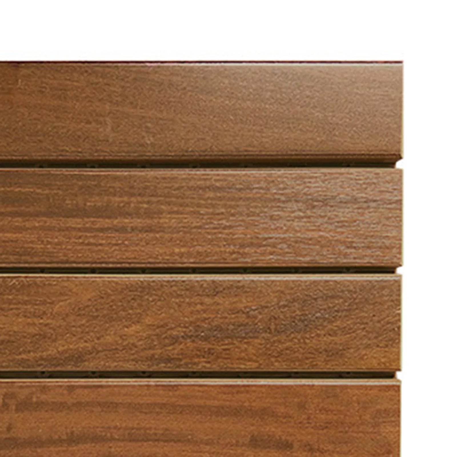 Outdoor Flooring Wooden Flooring Puzzle Interlocking Balcony Flooring Interlocking Deck Tiles for Outside Garden Balcony Walkway Indoor