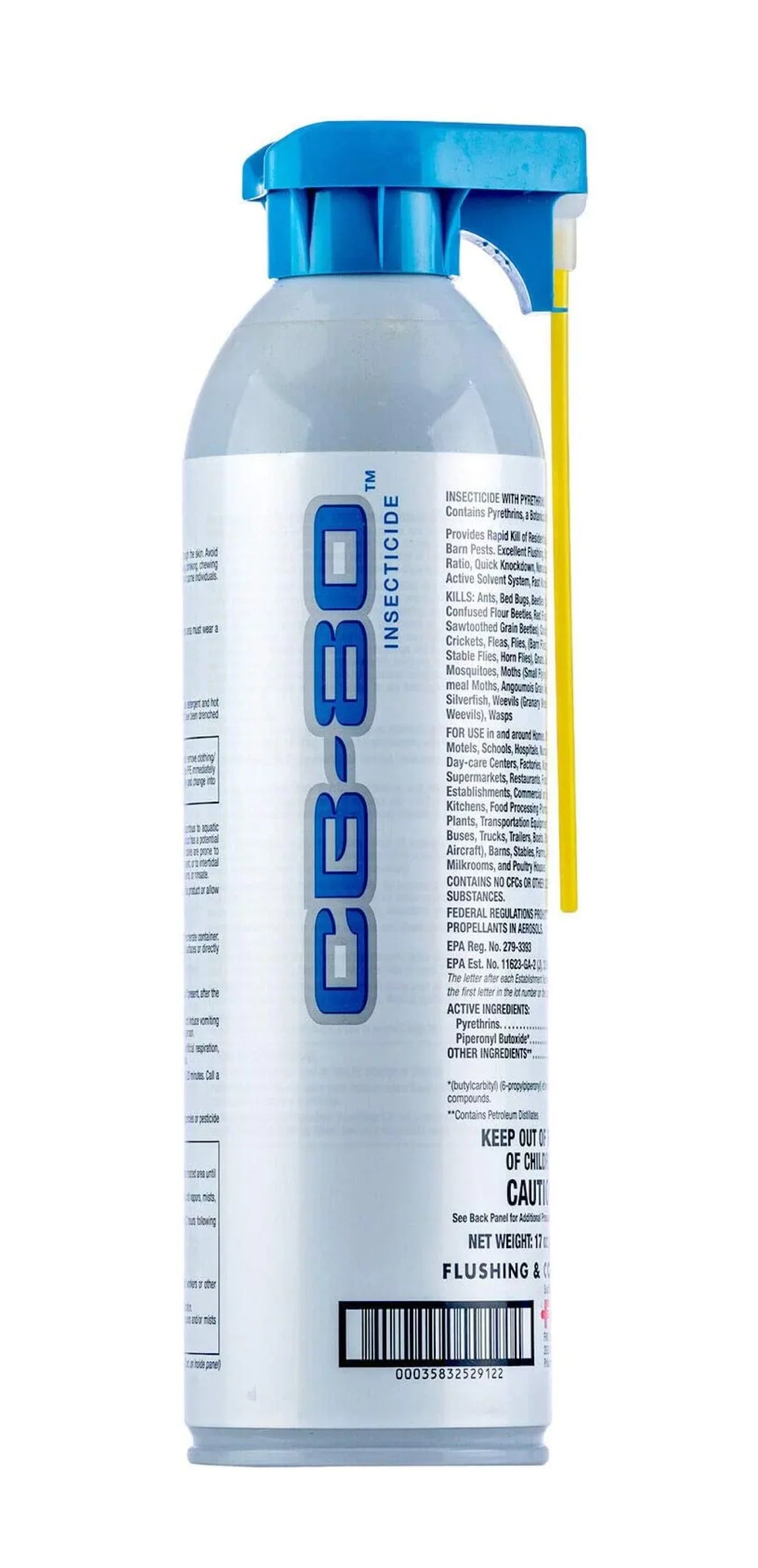 CB-80 Insecticide With Botanical Pyrethrins - 17 oz can by FMC Technologies