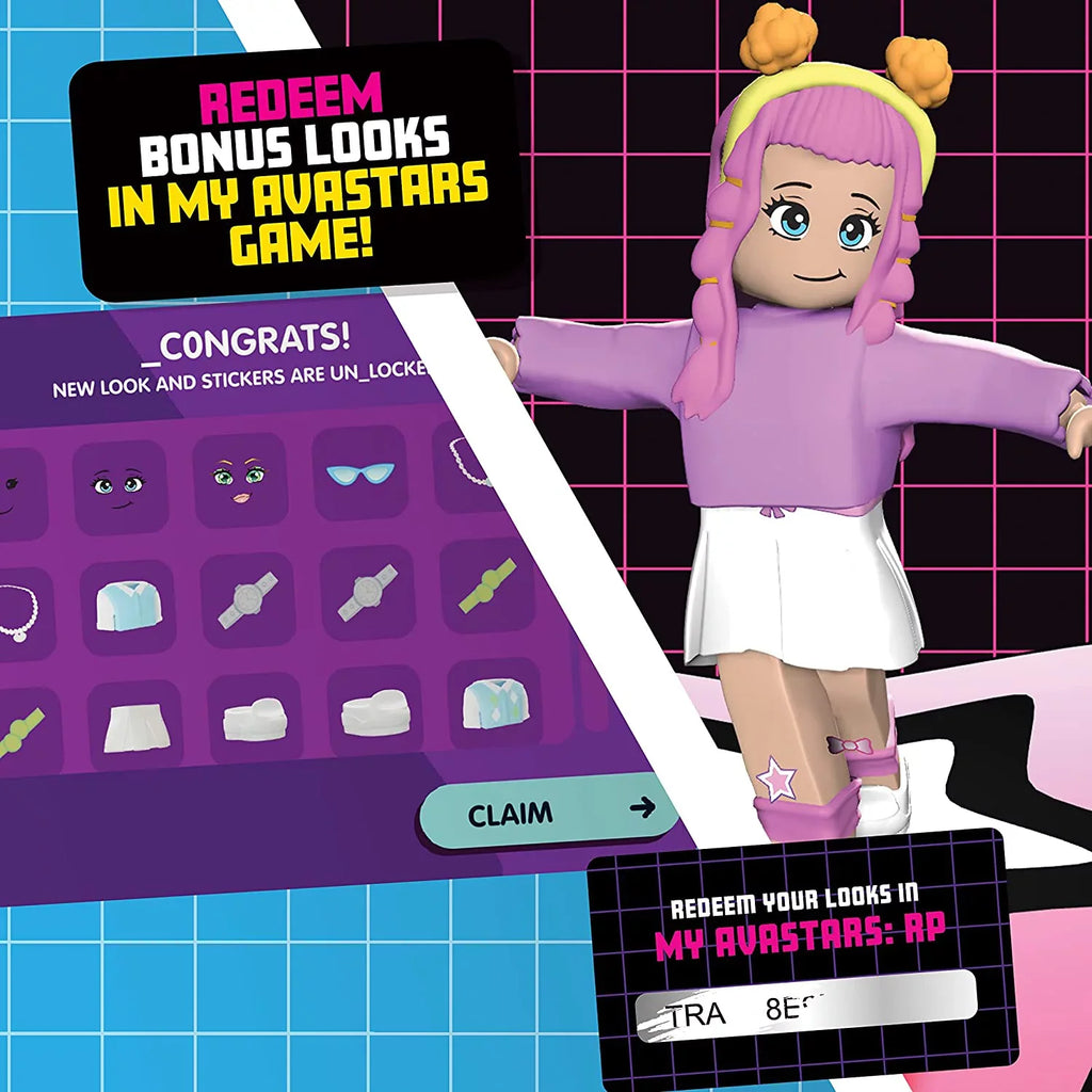 My Avastars Fashion Doll - HypeGirrrrl_77 + 3 Bonus Outfits: Meta Mega Look Pack