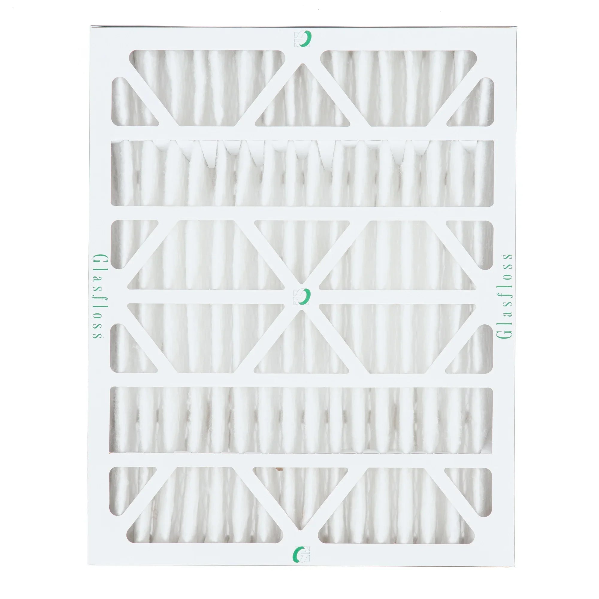 12x24x4 MERV 10 Pleated HVAC Air Filters by Glasfloss. ( Quantity 5 ) Exact Size: 11-3/8 x 23-3/8 x 3-3/4