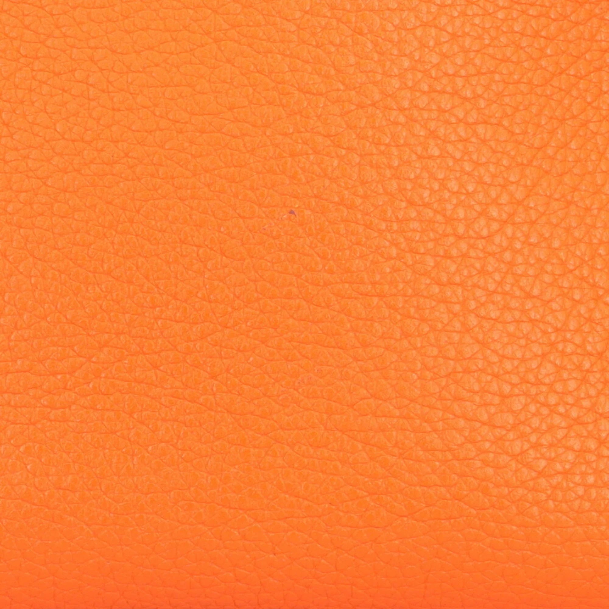 Pre-Owned Hermes Gypsière 34 Shoulder Bag Taurillon Clemence Orange Women's HERMES BRB10010000013133 (Good)