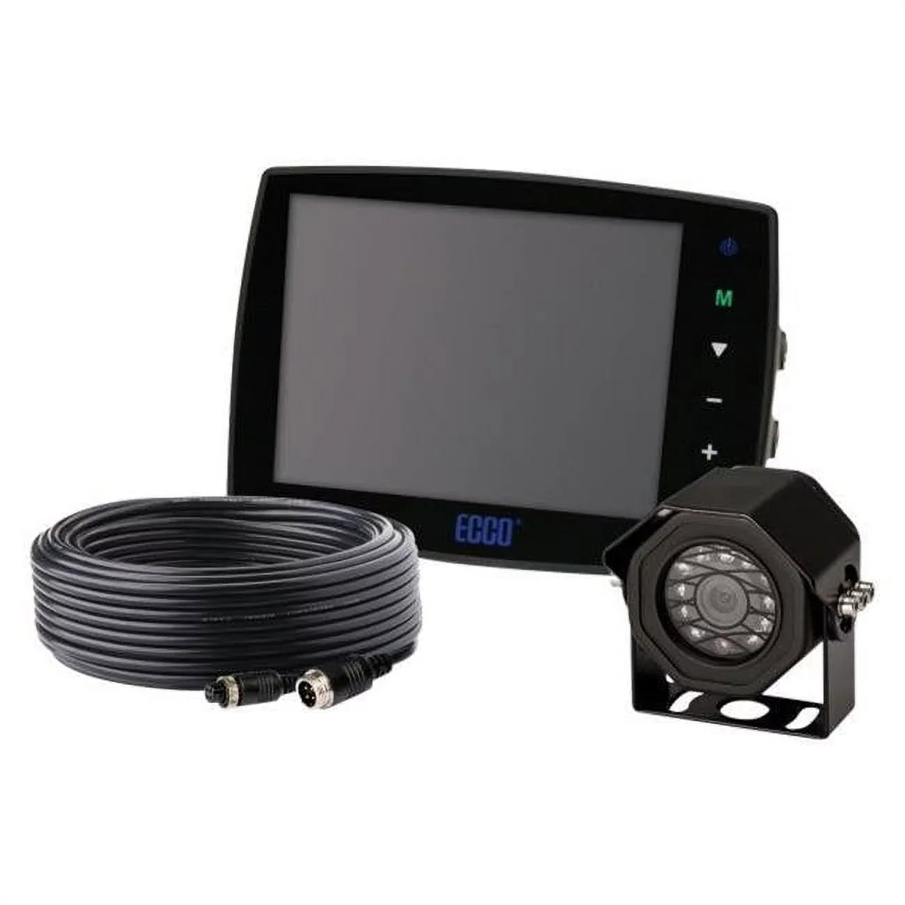 Ecco Safety Group Gemineye Rear View System with 5.6 in. Monitor, Surface Mount Camera & Cable