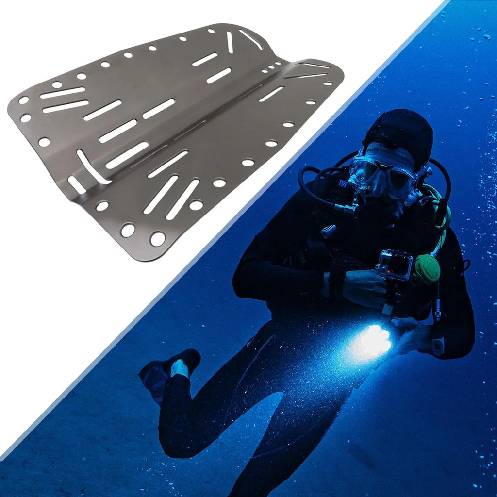 kesoto Diver BCD Gear Scuba Diving Backplate Equipment Dive Accessories Plate Underwater Harness Hardware Aluminum Alloy Tech Diving