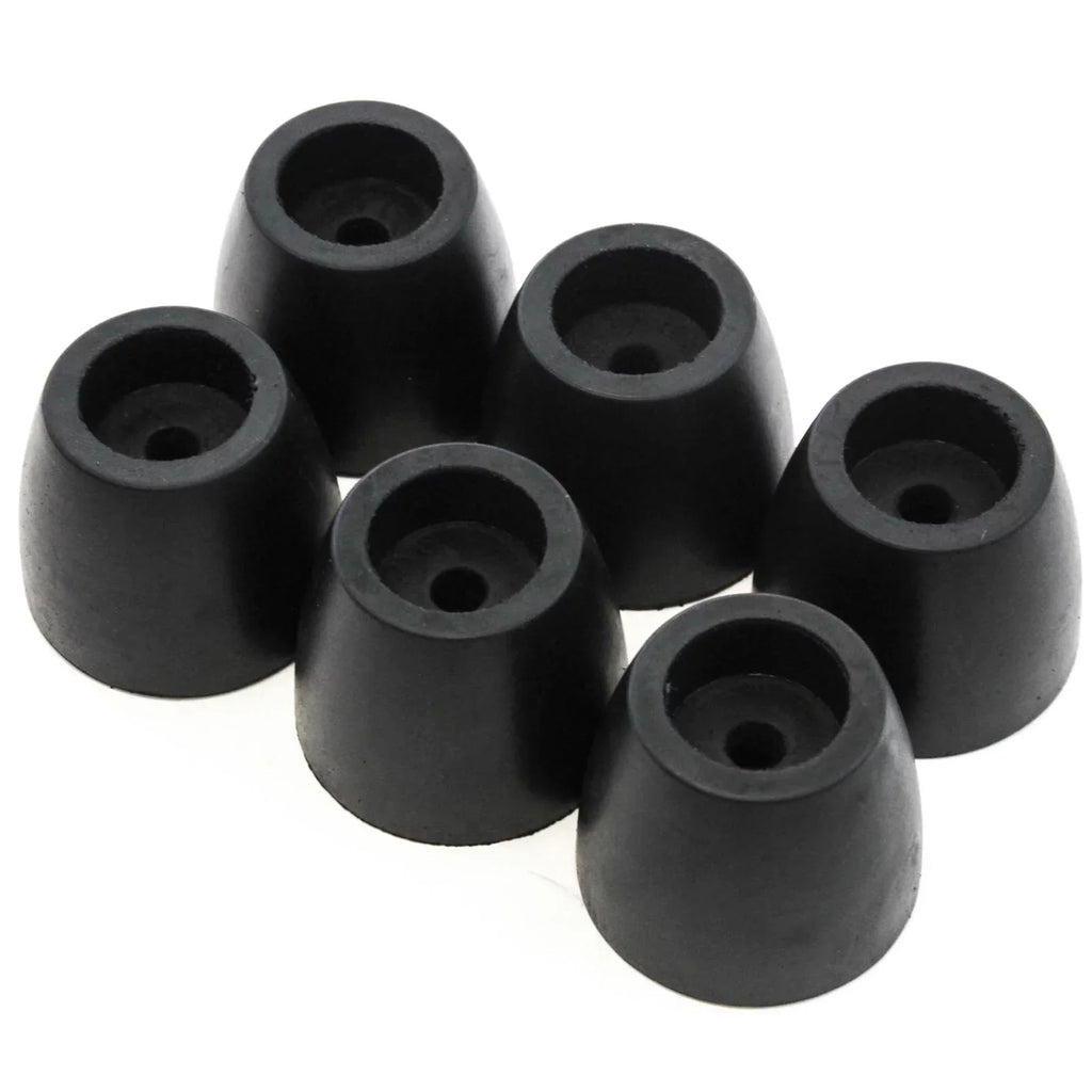 Red Hound Auto 6 Rubber Bumper for Trailer Compatible with Ramp Door Truck 2 Inches Thick Cone Replacement Cargo Stop