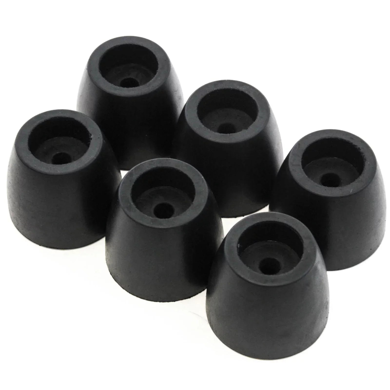 Red Hound Auto 6 Rubber Bumper for Trailer Compatible with Ramp Door Truck 2 Inches Thick Cone Replacement Cargo Stop