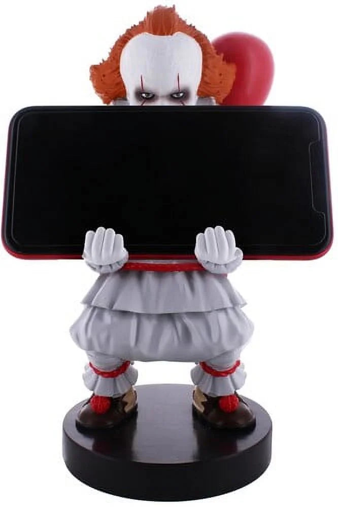 Exquisite Gaming: Warner Bros: Pennywise - Original Mobile Phone & Gaming Controller Holder, Device Stand, Cable Guys, IT Licensed Figure