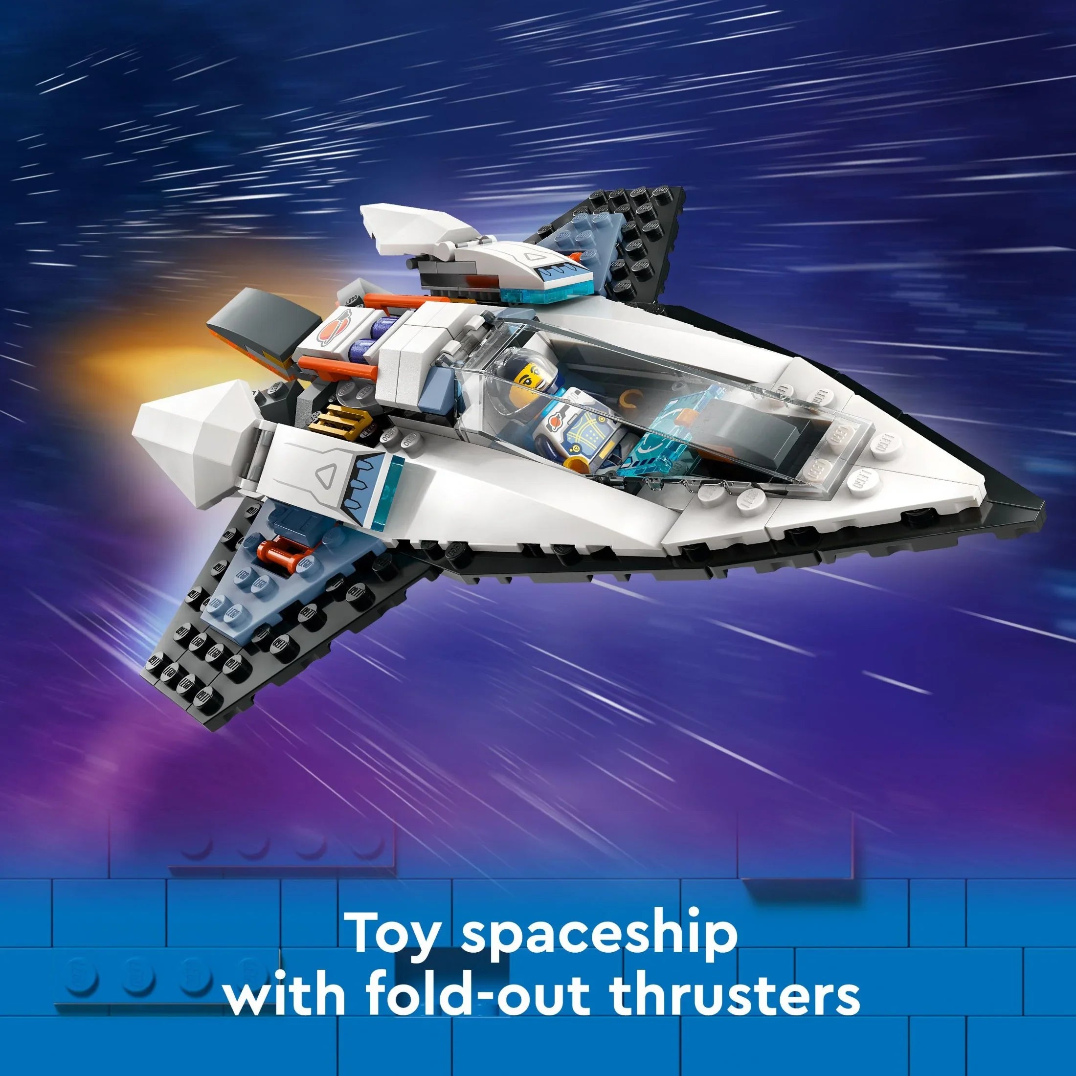 LEGO City Space Explorers Pack, Kids’ Space Toy Playset Bundle for Boys and Girls Aged 6 and Up, 3 Building Sets in 1 Box, Space Gift Mech Toy, Interstellar Spaceship, Hoverbike, 3 Minifigures, 60441