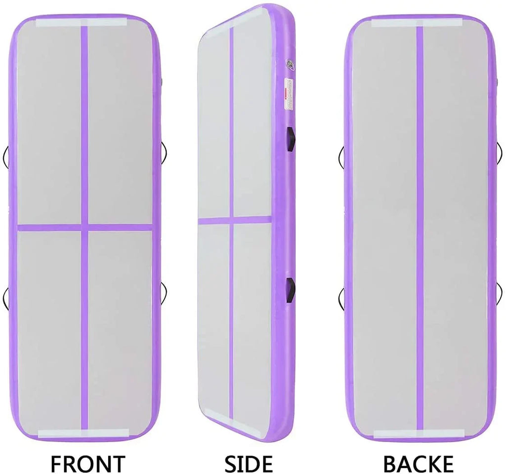 FBSPORT 19.68ft/6m*1m*0.1m air Track mat Inflatable Gymnastics airtrack with Electric Air Pump for Practice Gymnastics, Yoga,Kid Safty mat,Tumbling,Parkour, Home Floor