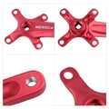 MEROCA Bike Crankset, 170MM 104 BCD Aluminum Alloy - Single Crank Ring Set for 8/9/10/11 Speed - Ideal for Mountain Biking Enthusiasts