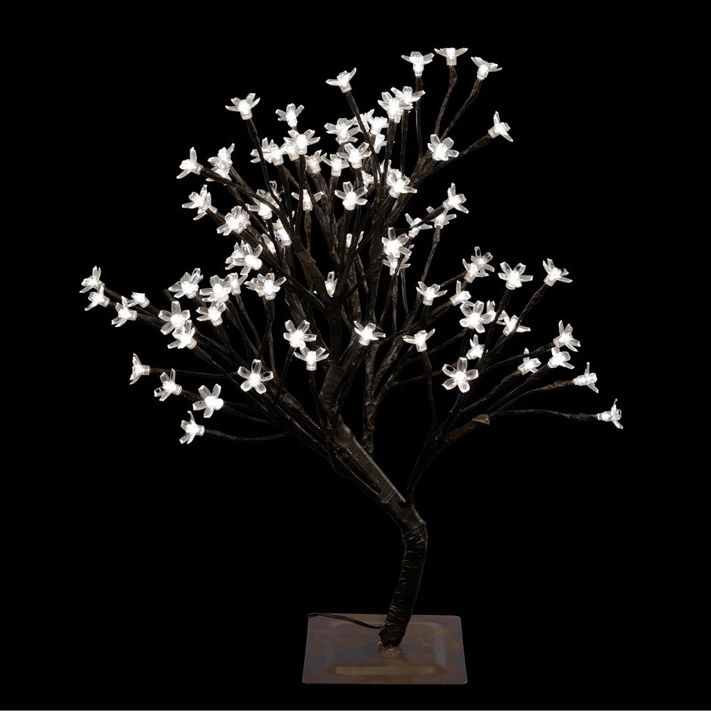Hi-Line Gift Ltd Floral Lights LED Bonsai Tree, 208-Inch, Pink