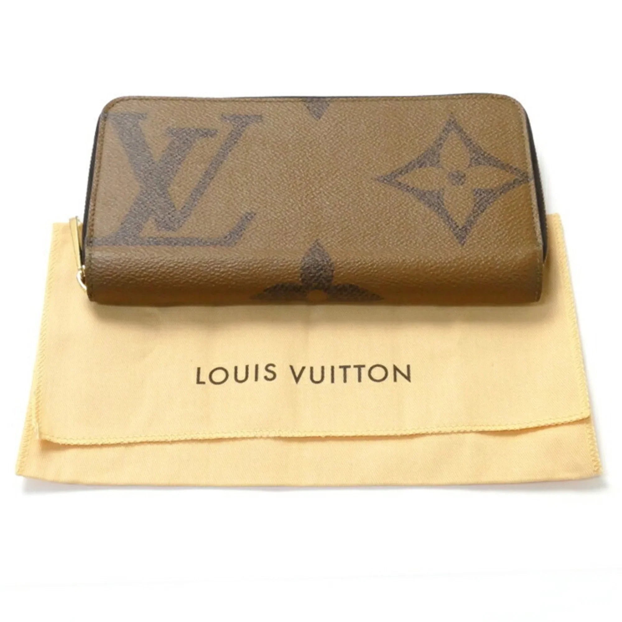 Pre-Owned LOUIS VUITTON Monogram Giant Long Wallet Round Zipper Zippy M69353 Unisex (Good)