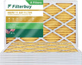 Filterbuy 12x30x1 MERV 11 Pleated HVAC AC Furnace Air Filters (6-Pack)