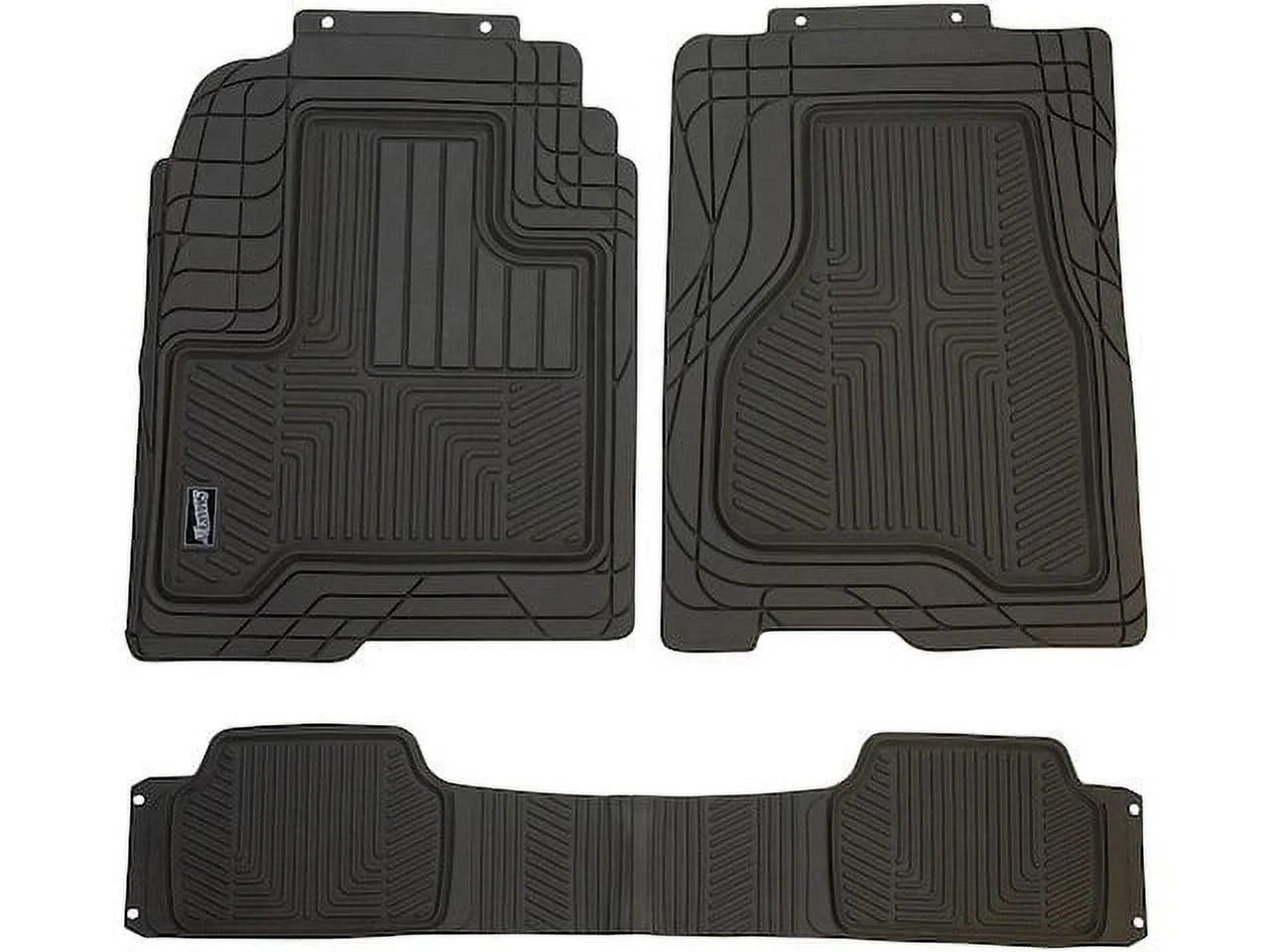 Floor Mat Set 3 Piece - Compatible with 2007 - 2018 Jeep Compass 2008 2009 2010 2011 2012 2013 2014 2015 2016 2017