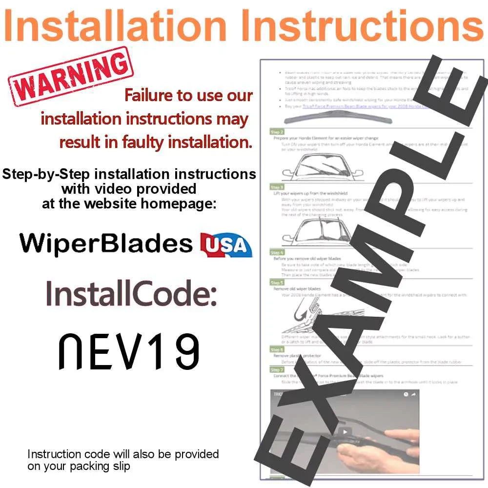 2019 Cadillac XT5 Premium Luxury Beam Blade Wipers (Set of 3) w/Rear Wiper