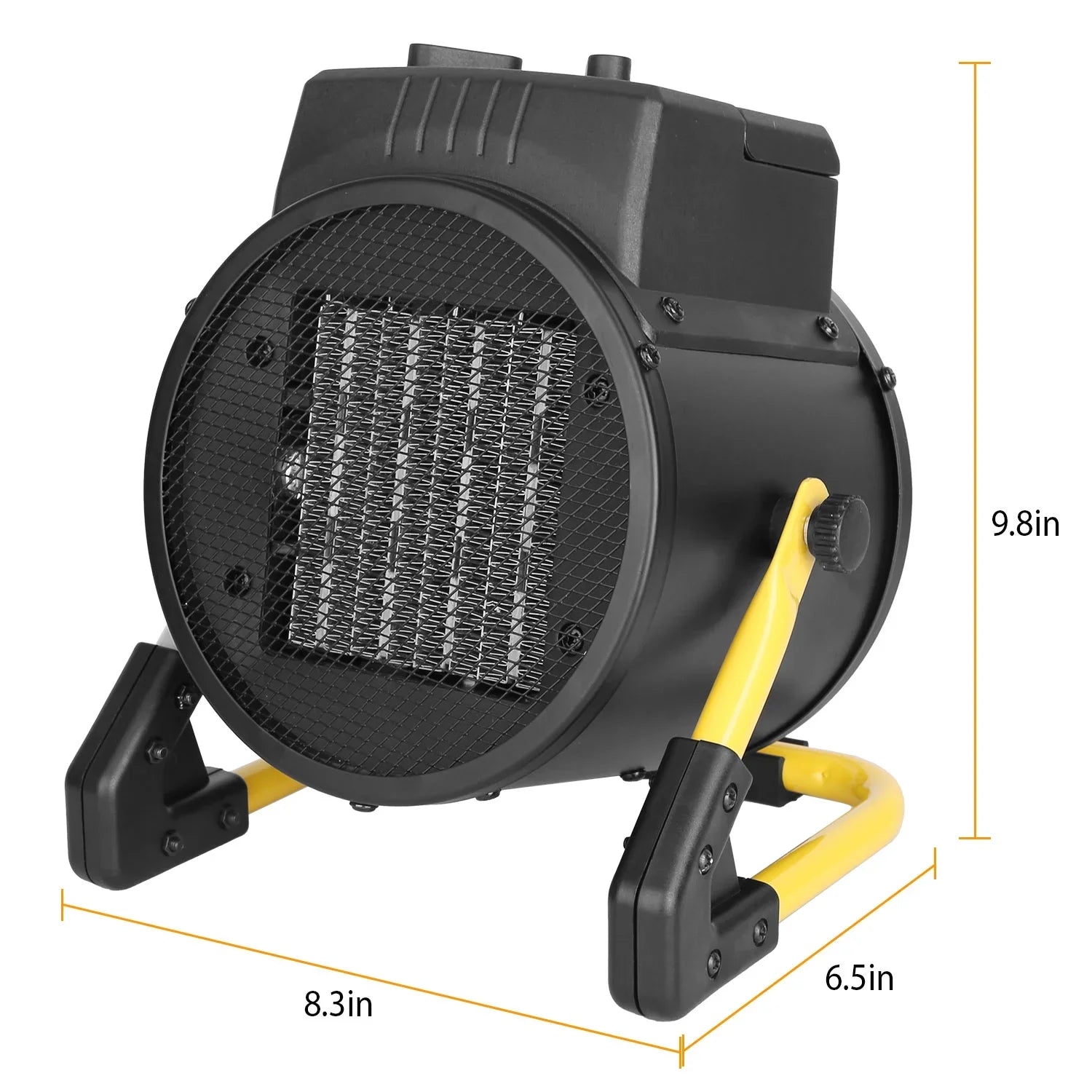 iMounTEK 1500W Portable Electric Space Heater Personal Fan with Overheat Protection Adjustable Temperature Ceramic Heater for Bedroom Office Desk