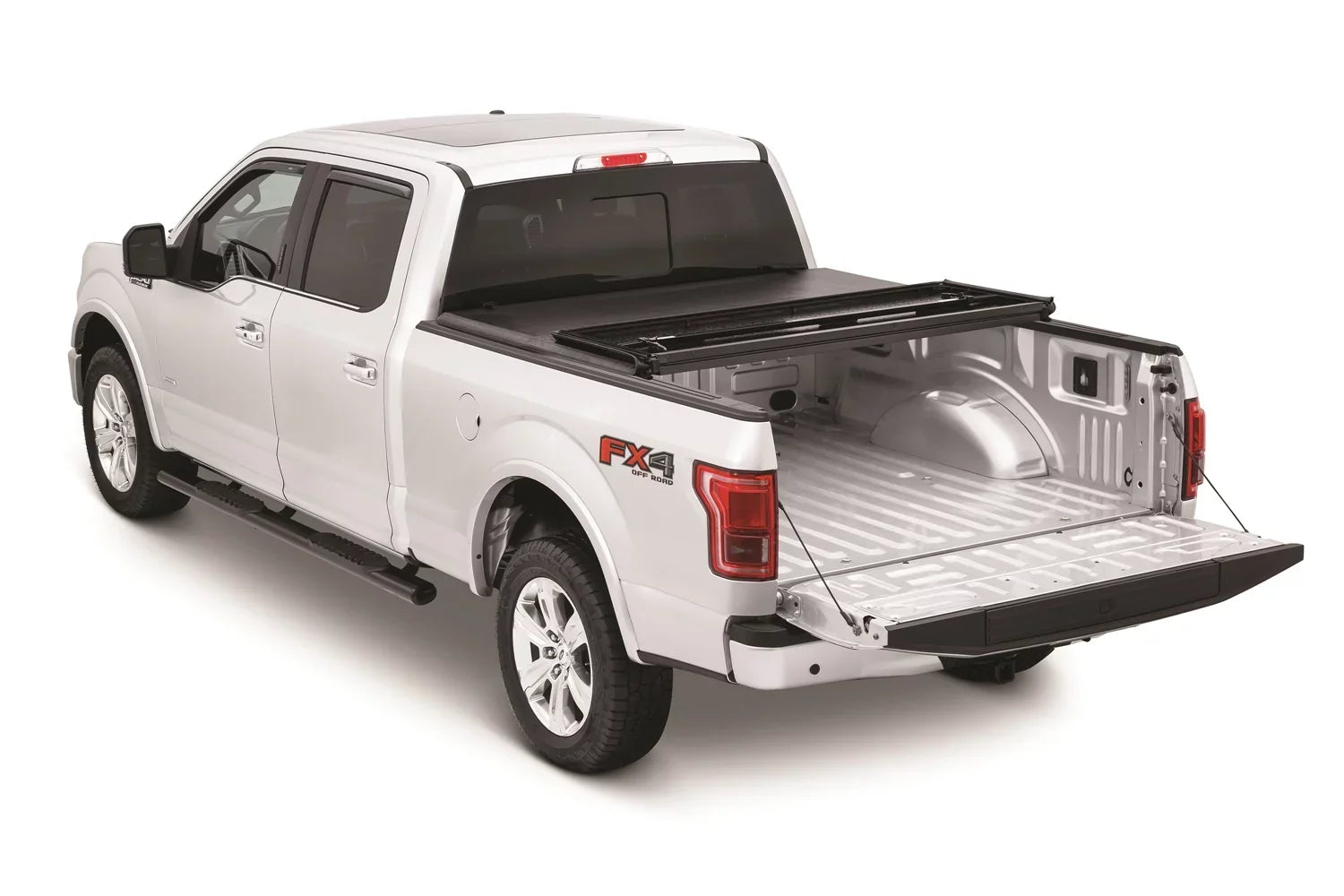 Tonno Pro Hard Fold, Hard Folding Truck Bed Tonneau Cover | HF-355 | Fits 2009 - 2014 Ford F-150 5' 7" Bed (67")