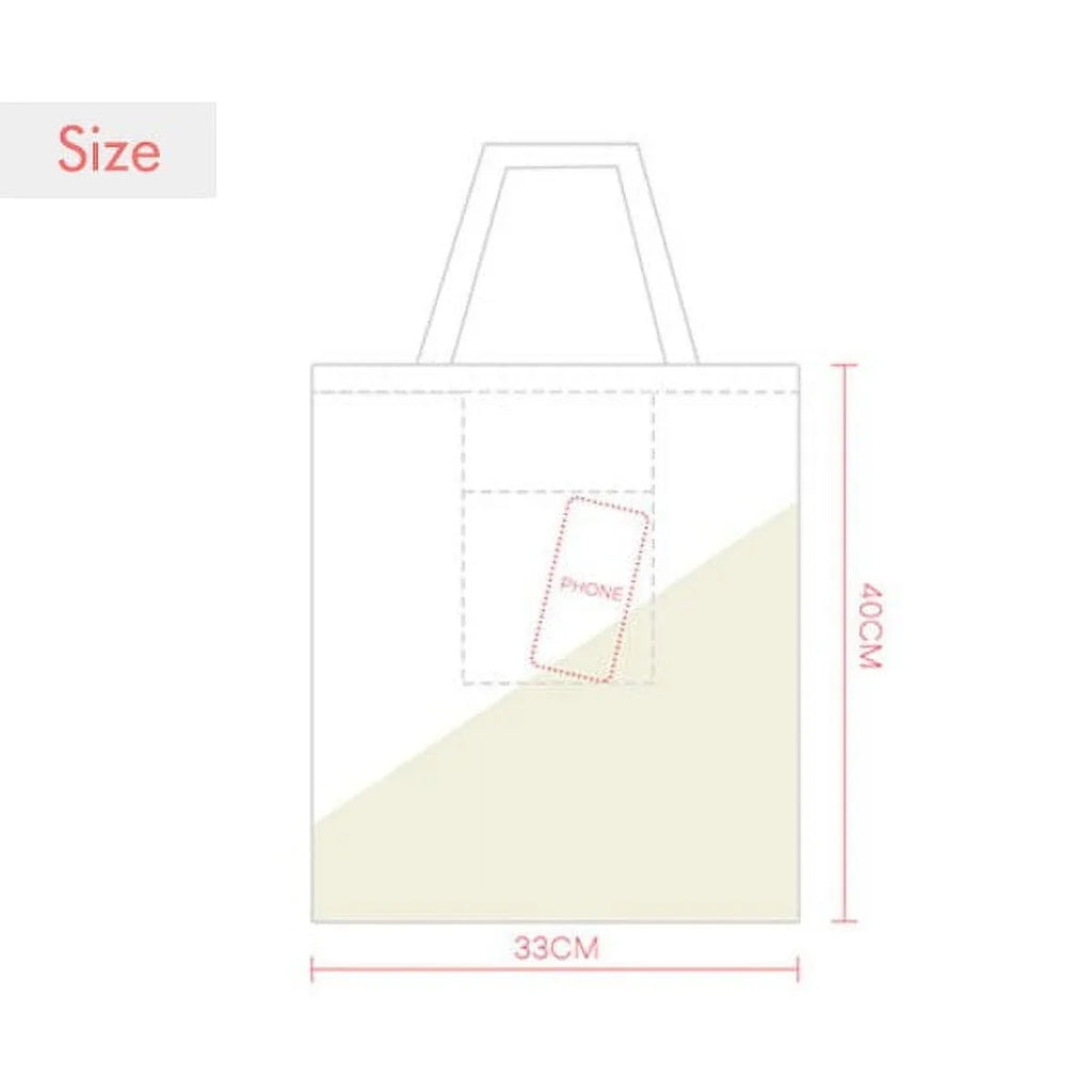 America USA Country Flag Name Tote Canvas Bag Shopping Satchel Casual Handbag