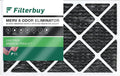 Filterbuy 14x24x1 MERV 8 Odor Eliminator Pleated HVAC AC Furnace Air Filters with Activated Carbon (1-Pack)