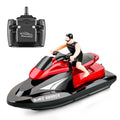 OWSOO 809 RC Motorboat RC Boat High Speed Remote Control Boat for Pools Lakes 2.4Ghz Waterproof for Boys and Girls
