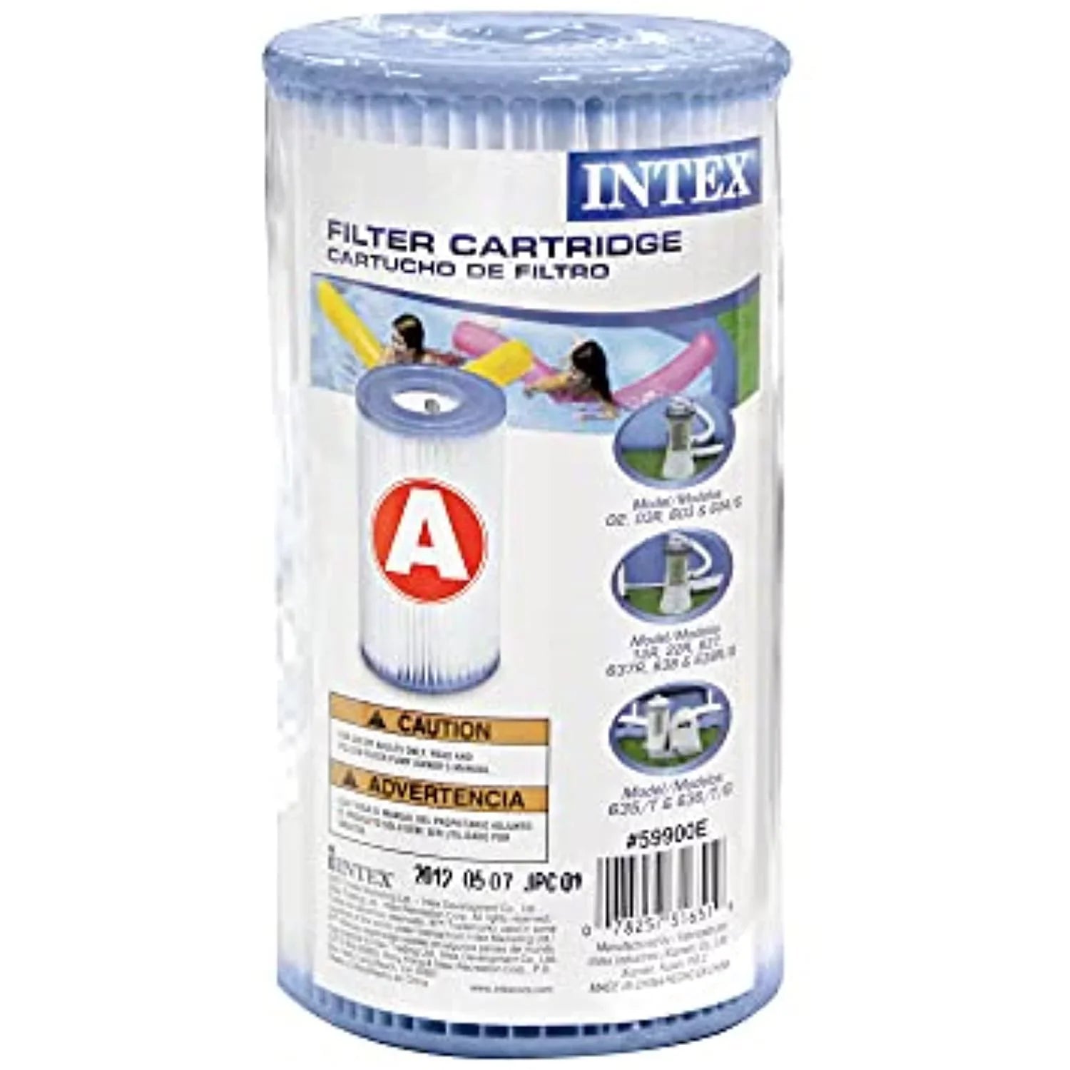 Intex 12 Ft x 30 Inches Metal Frame Set Above Ground Swimming Pool with Filter & Cover