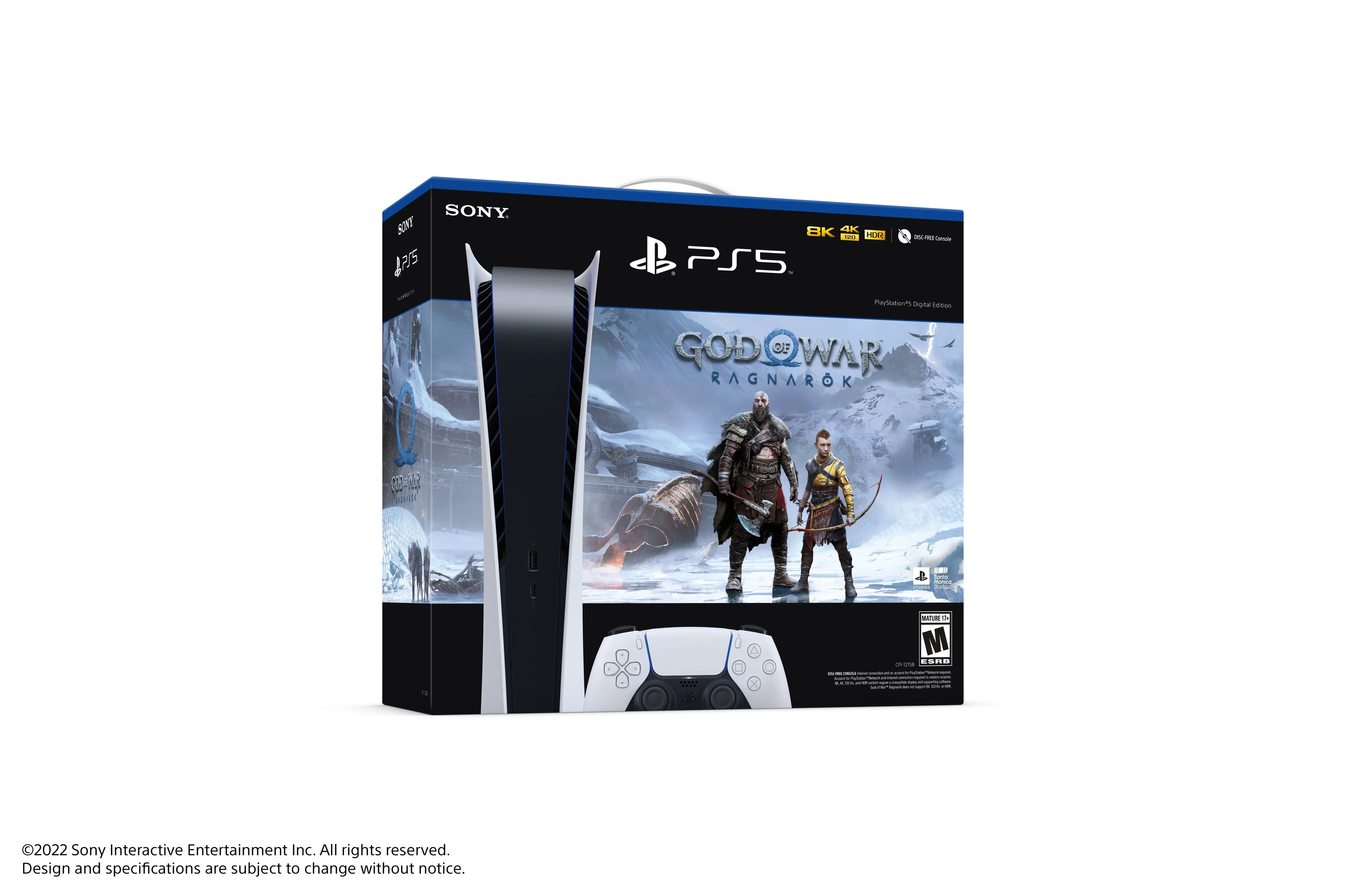 PlayStation®5 Digital Edition - God of War™ Ragnarök Bundle