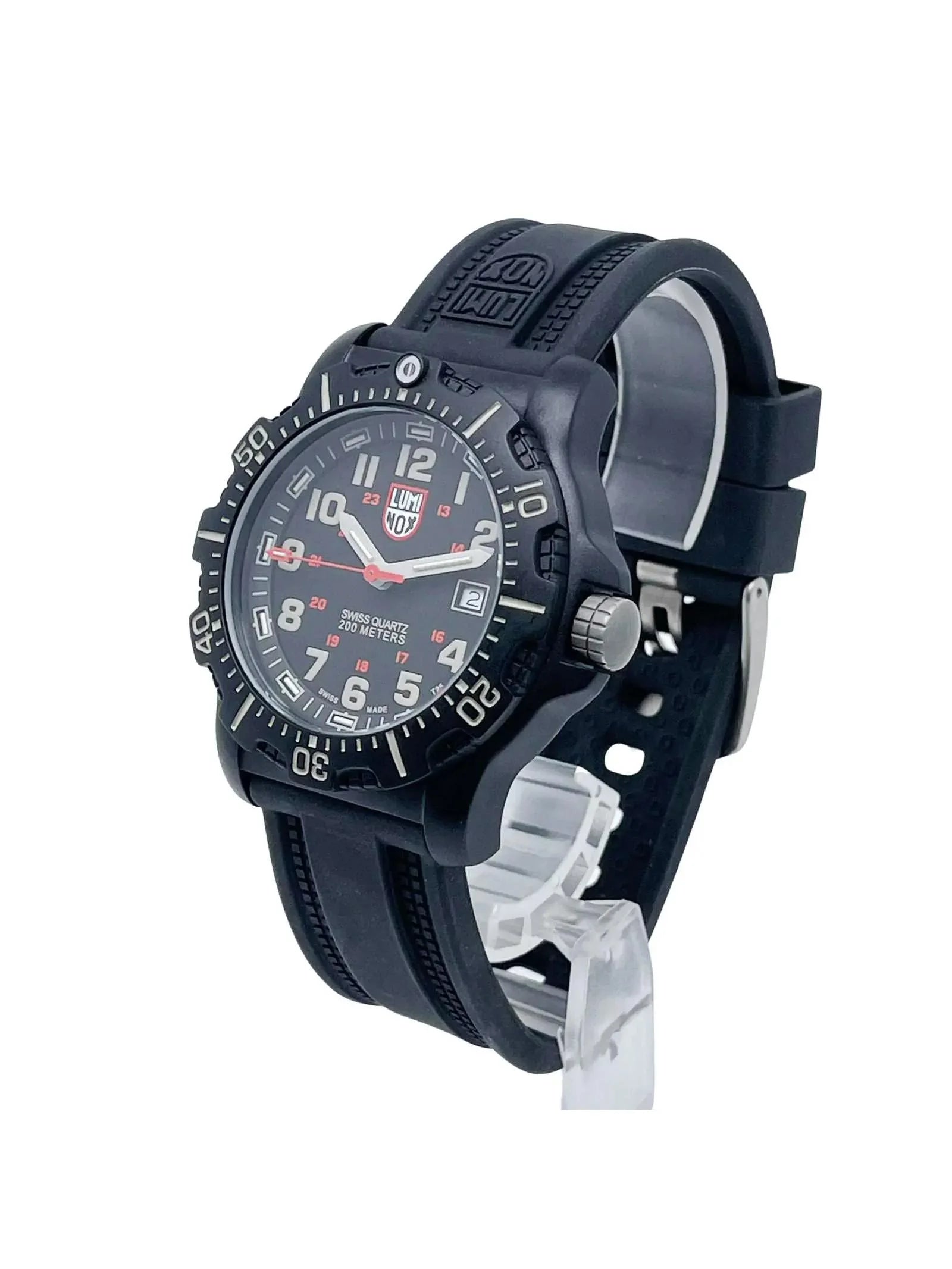Pre-owned Luminox Navy Seal Black OPS 44mm Quartz Mens Watch XL.8813.LM (Good)
